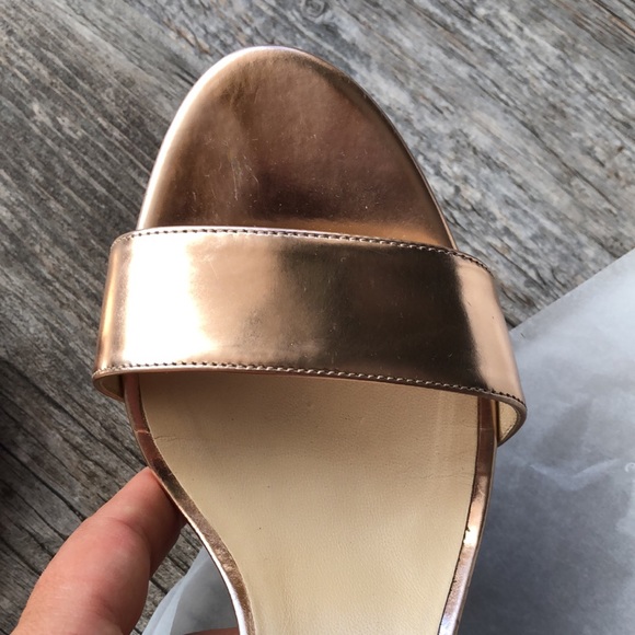 Jimmy Choo Edina Ankle Strap heels rose gold - Picture 13 of 14